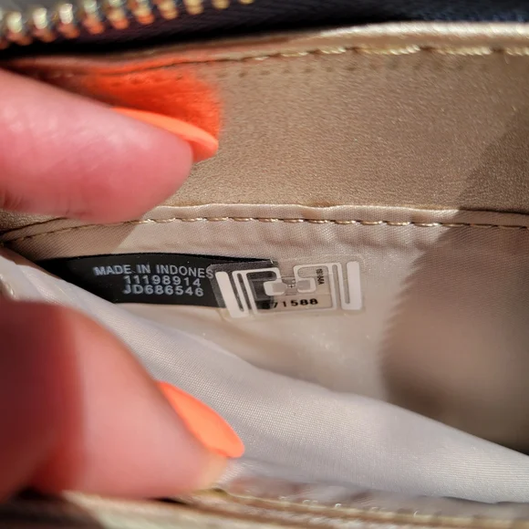 Guess Denim Long Zip Wallet - Picture 11 of 11